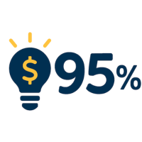 Este es un icono que representa el ahorro de energia con paneles solares en CDMX